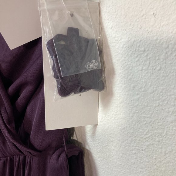 David's Bridal Plum Versa Convertible Dress F15782/F19515 Size 12 - Picture 7 of 16